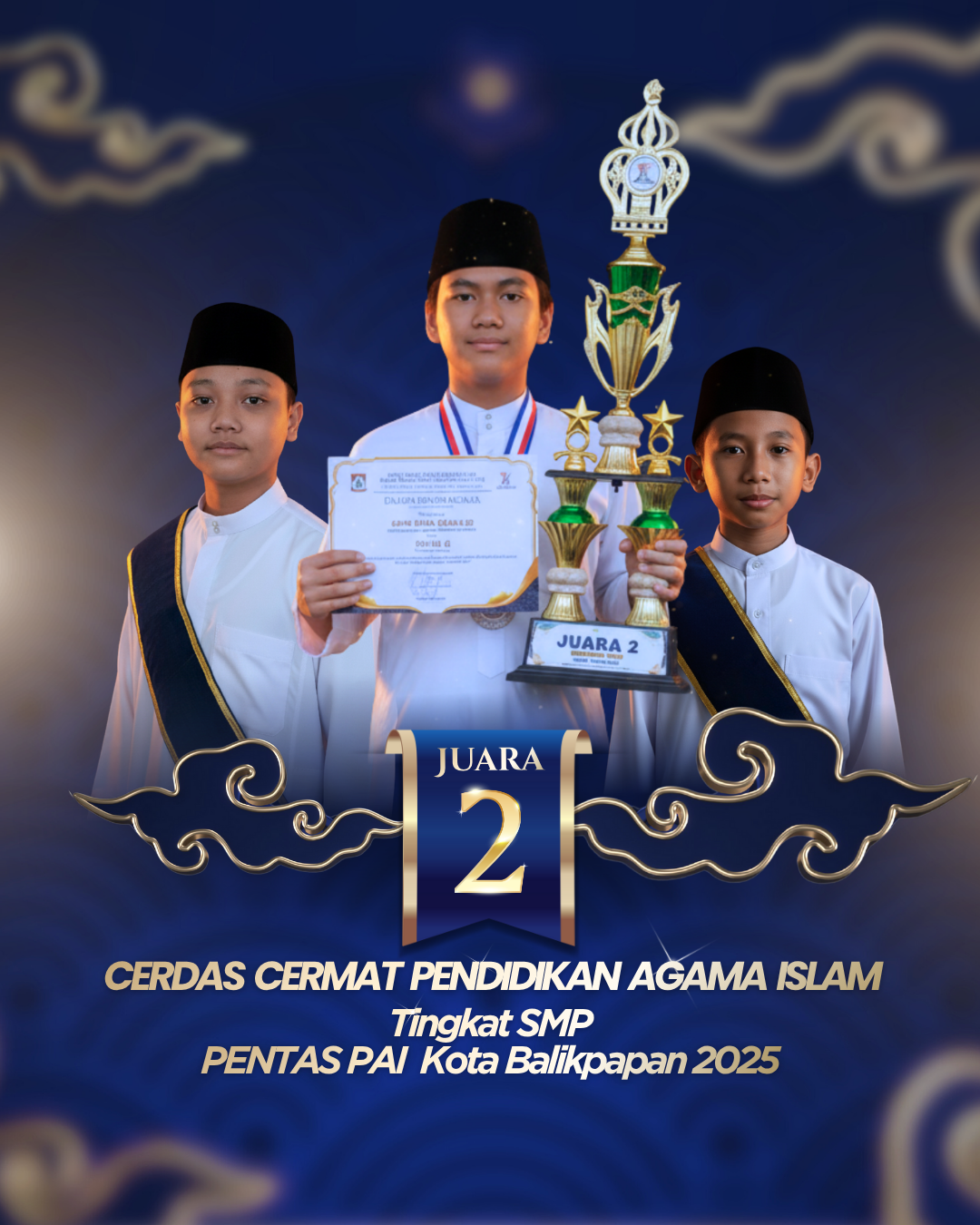 Galeri juara cerdas cermat Agama Islam Kota Balikpapan