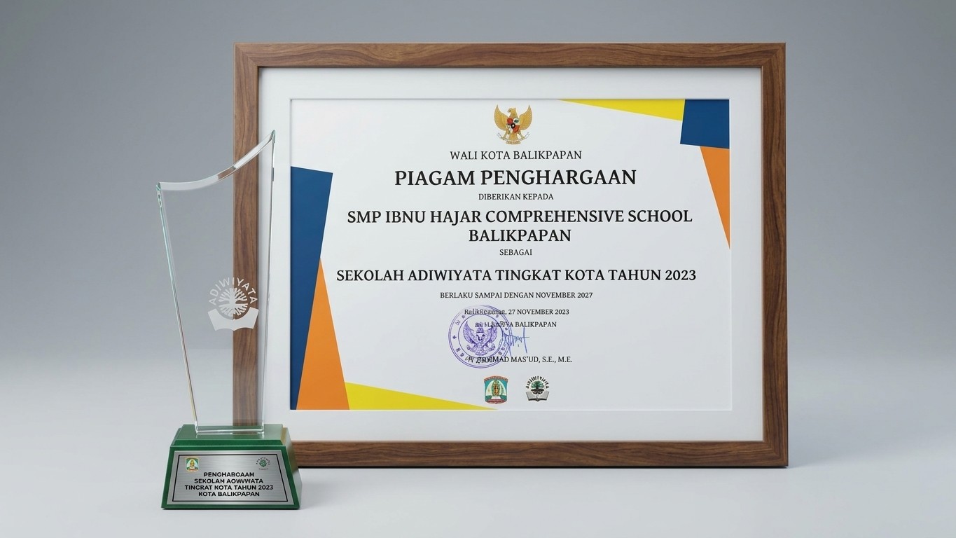 Galeri penghargaan sekolah adiwiyata Kota Balikpapan